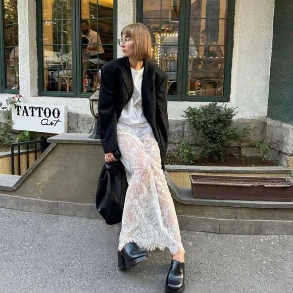 New DOEN Sebastiane Skirt, sea salt, Size M - Picture 14 of 14